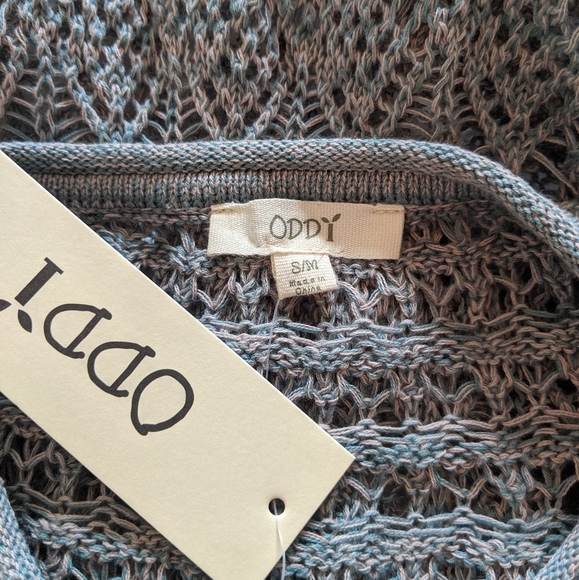 NWT 100% Cotton Sage Knit Sweater - Picture 5 of 7